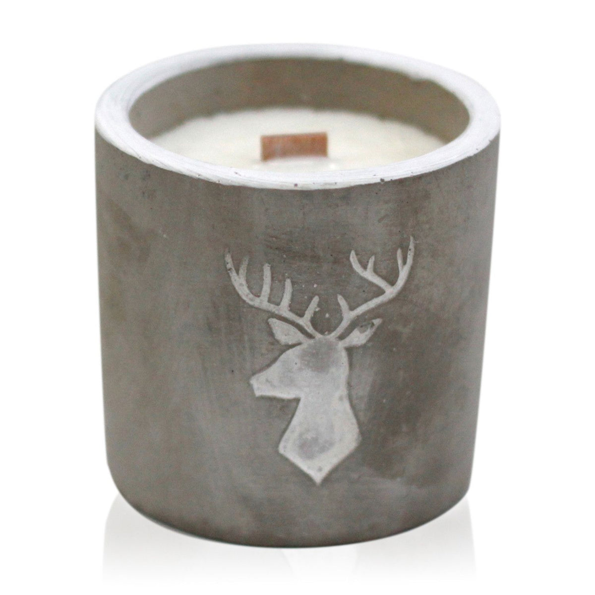 Stag Head Whiskey & Woodsmoke Woodwick Candle