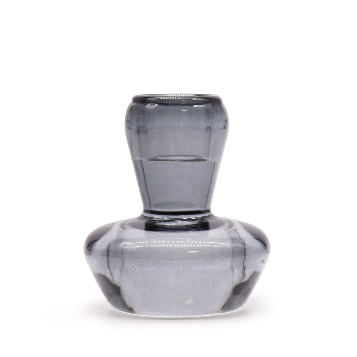 Midnight Grey Mushroom Candle Holder