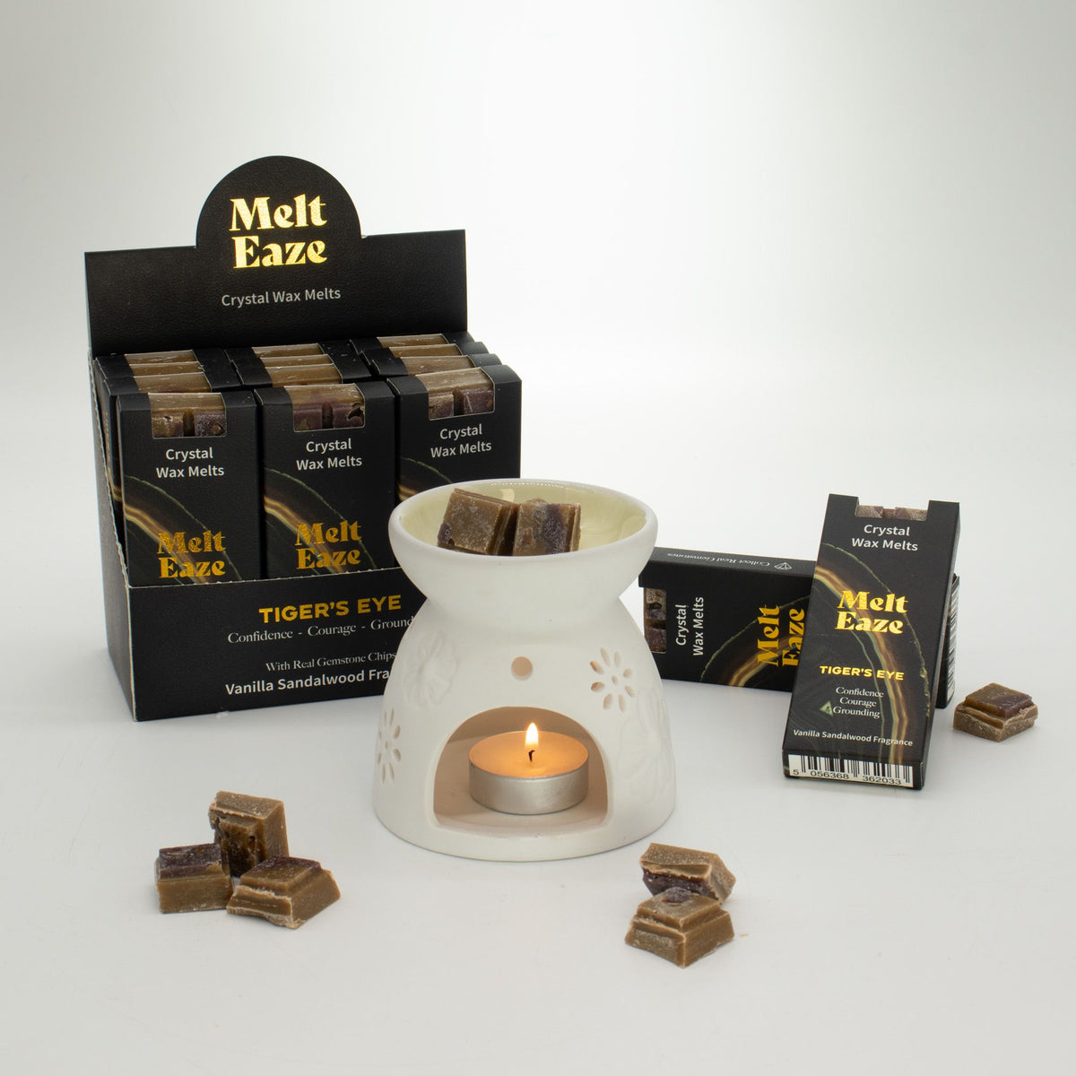 Tigereye Strength Vanilla Sandalwood Wax Melts