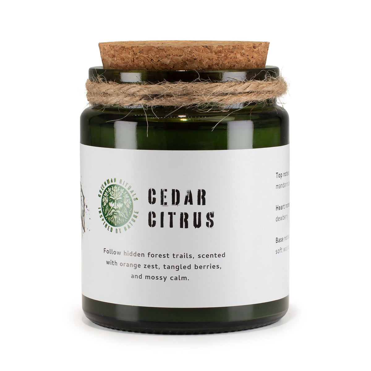 Cedar Citrus Woodwick Soy Candle