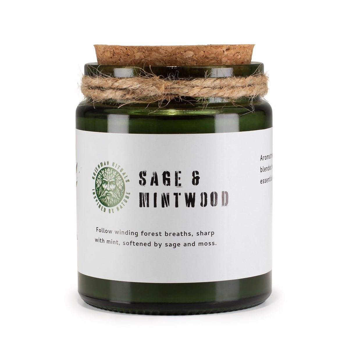 Sage & Mintwood Woodwick Soy Candle